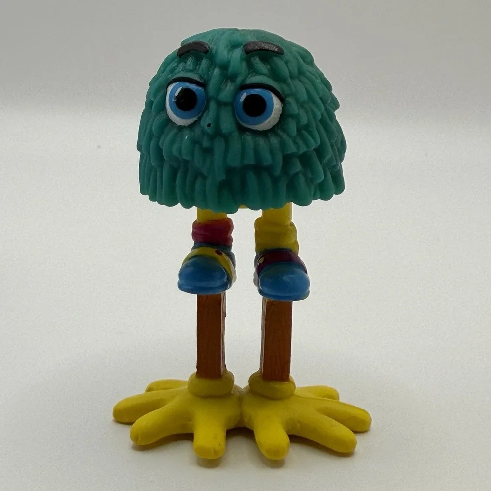 McDonald's Purple And Blue Fry Guys Kids with Basketball 1989 Lot Of 2
